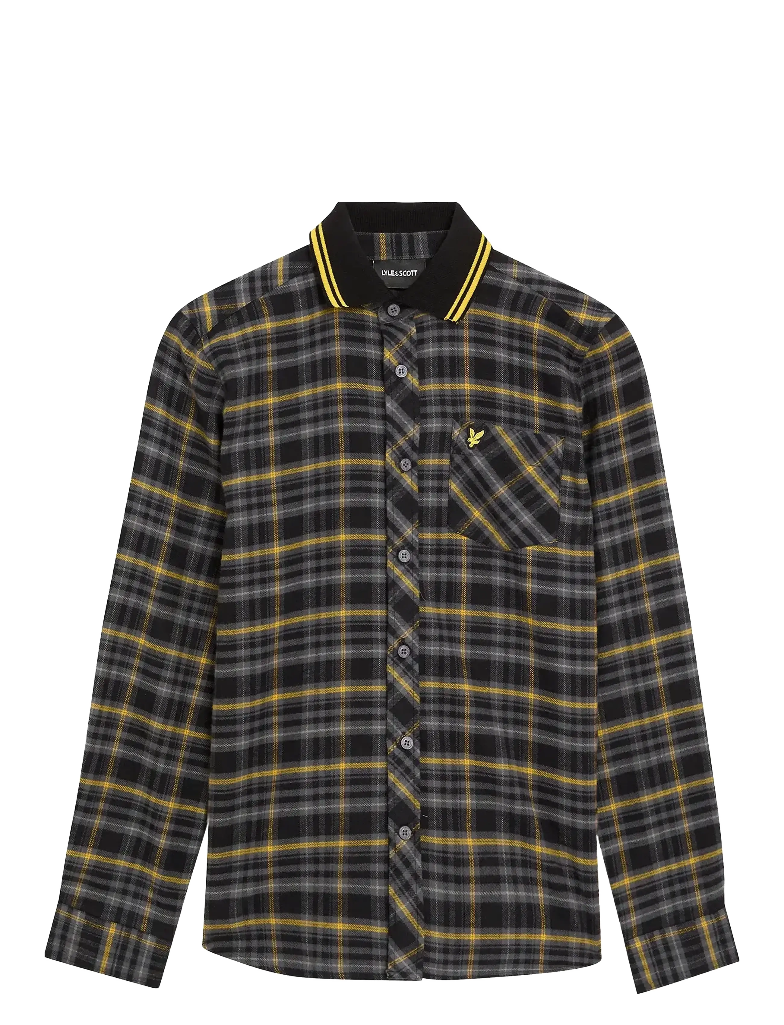 LYLE & SCOTT Tartan Shirt Navy - 110-116 - Kinder
