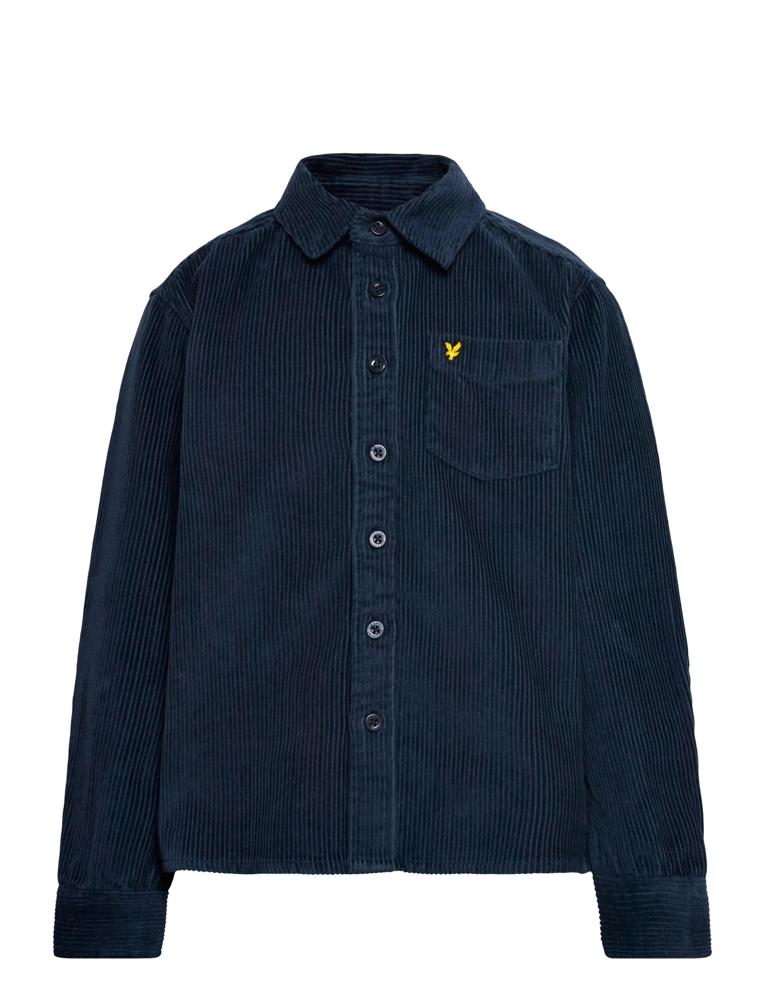 Lyle & Scott - Cord Long Sleeve Shirt - pikkade varrukatega särgid - dark navy - 1