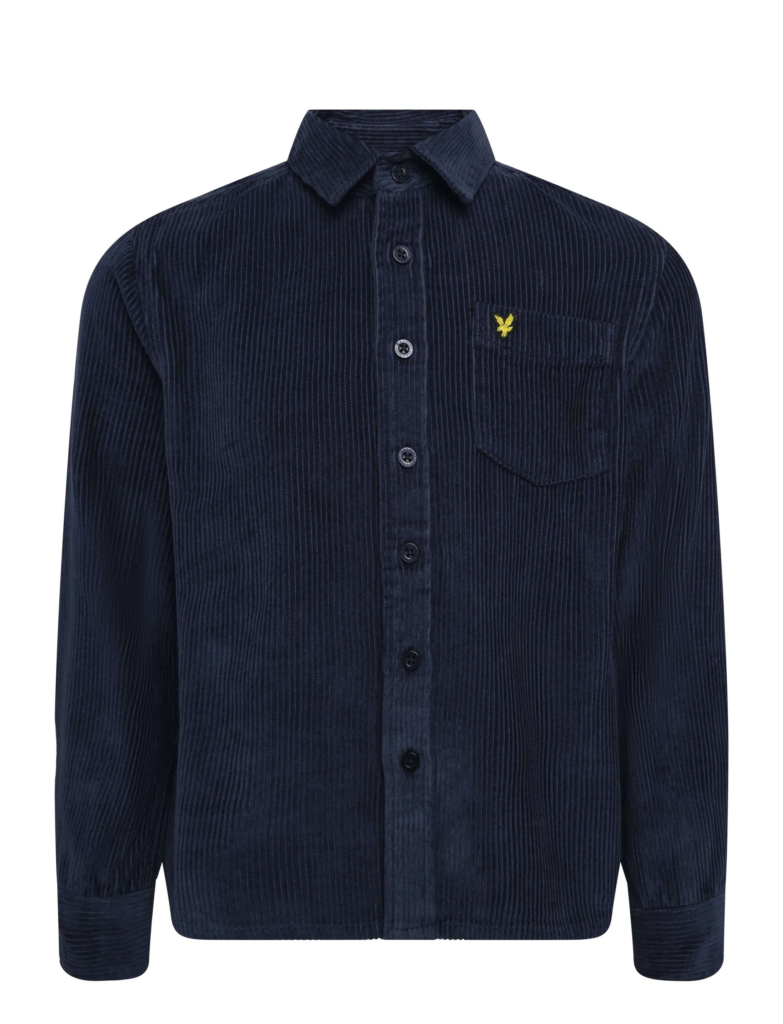 Lyle & Scott Cord Long Sleeve Shirt - Kleidung - DARK NAVY / navy