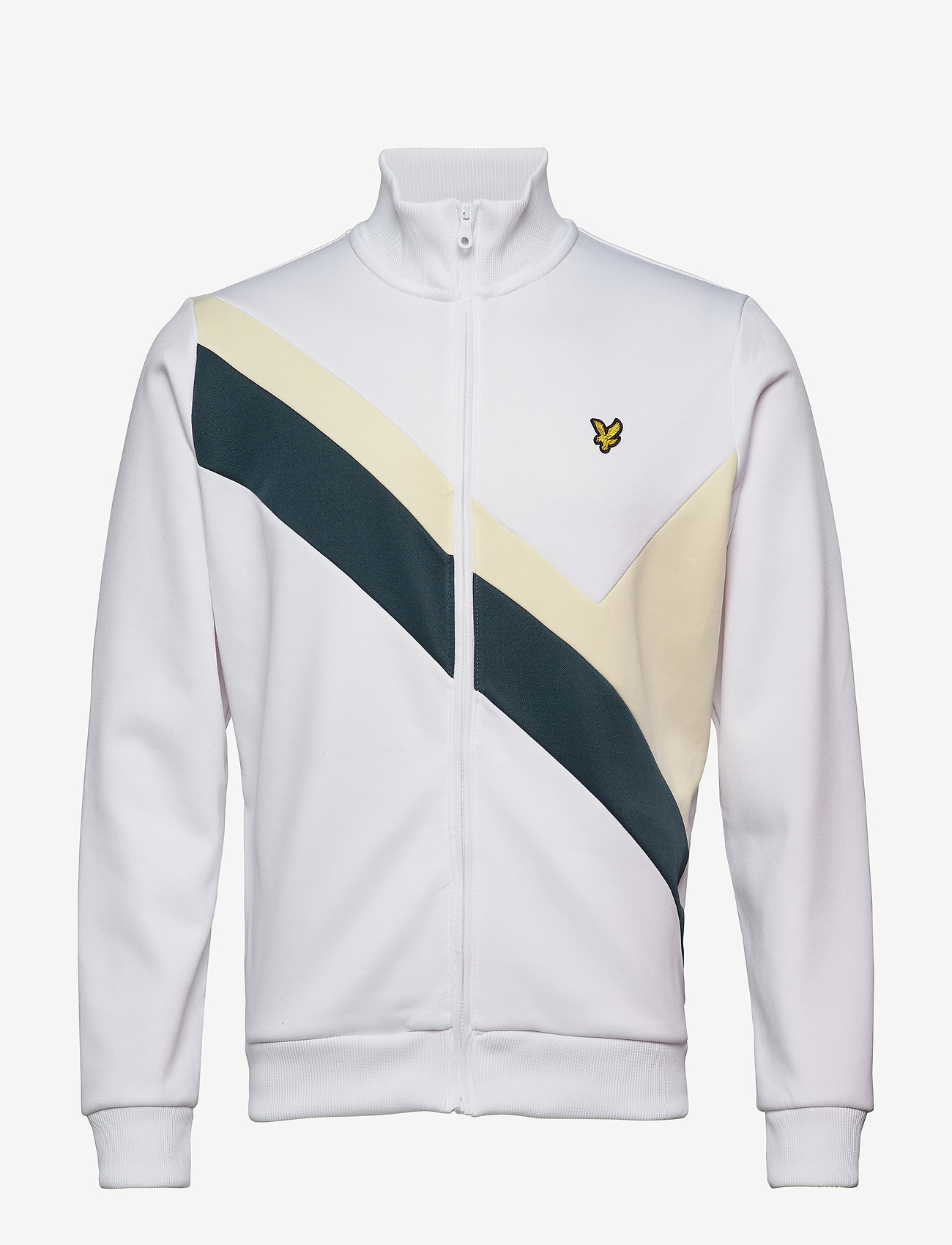 Lyle & Scott - Archive Panel Funnel Neck - white - 0