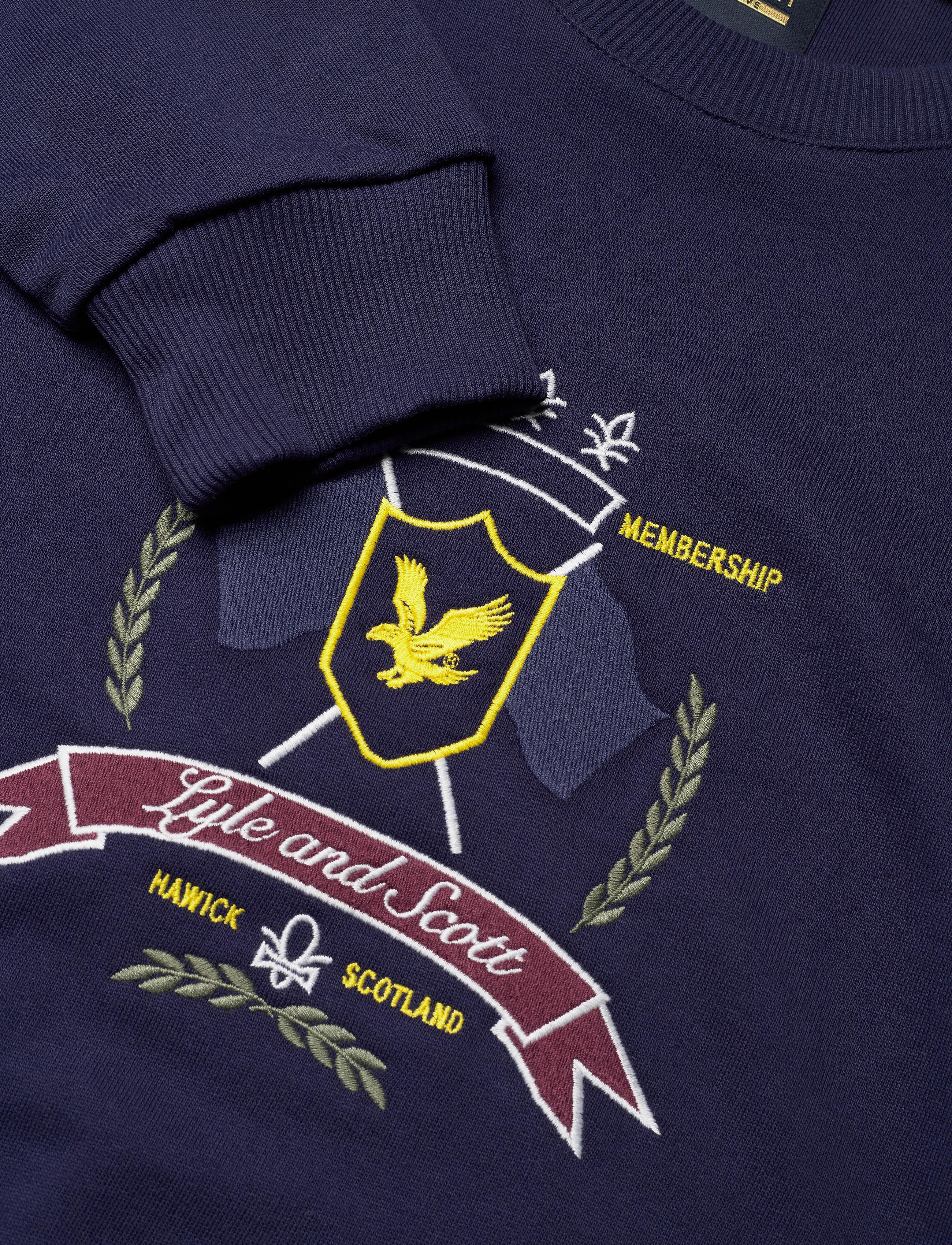 Lyle & Scott - Crest Sweatshirt - navy - 2