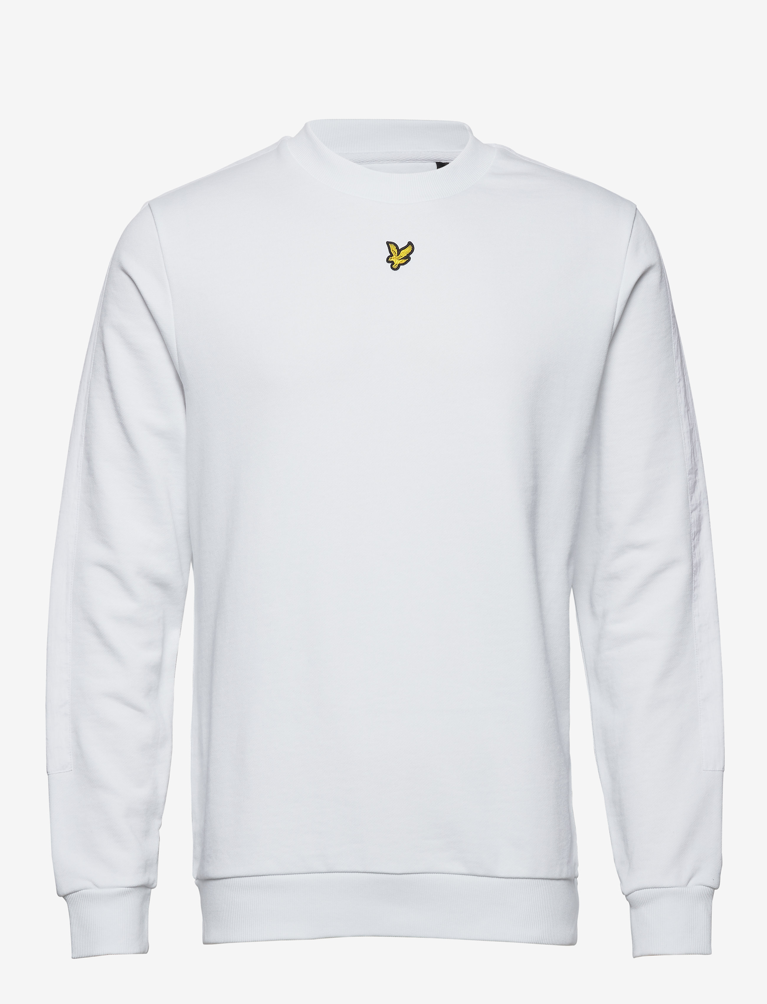 Lyle & Scott - Fabric Mix Crew Neck Sweatshirt - white - 0
