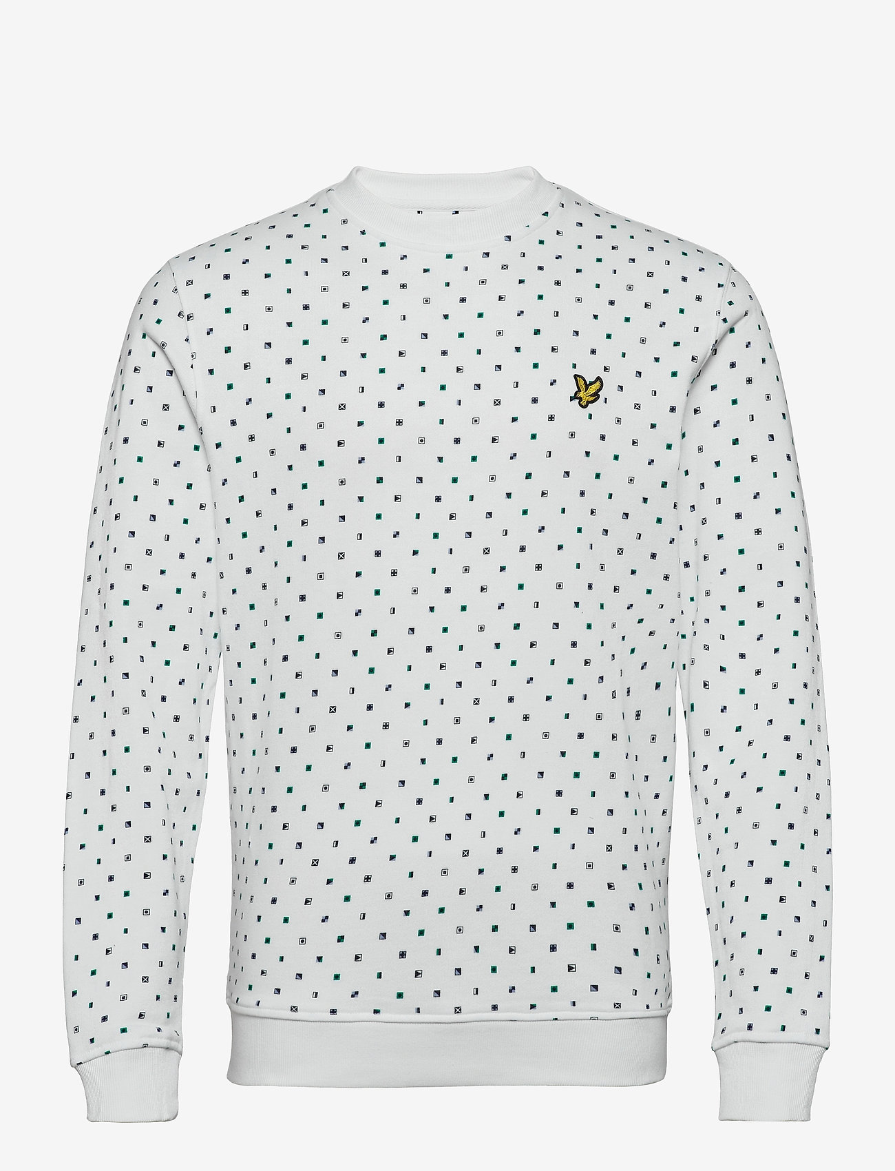 Lyle & Scott - Flag Print Sweatshirt - white flag print - 0