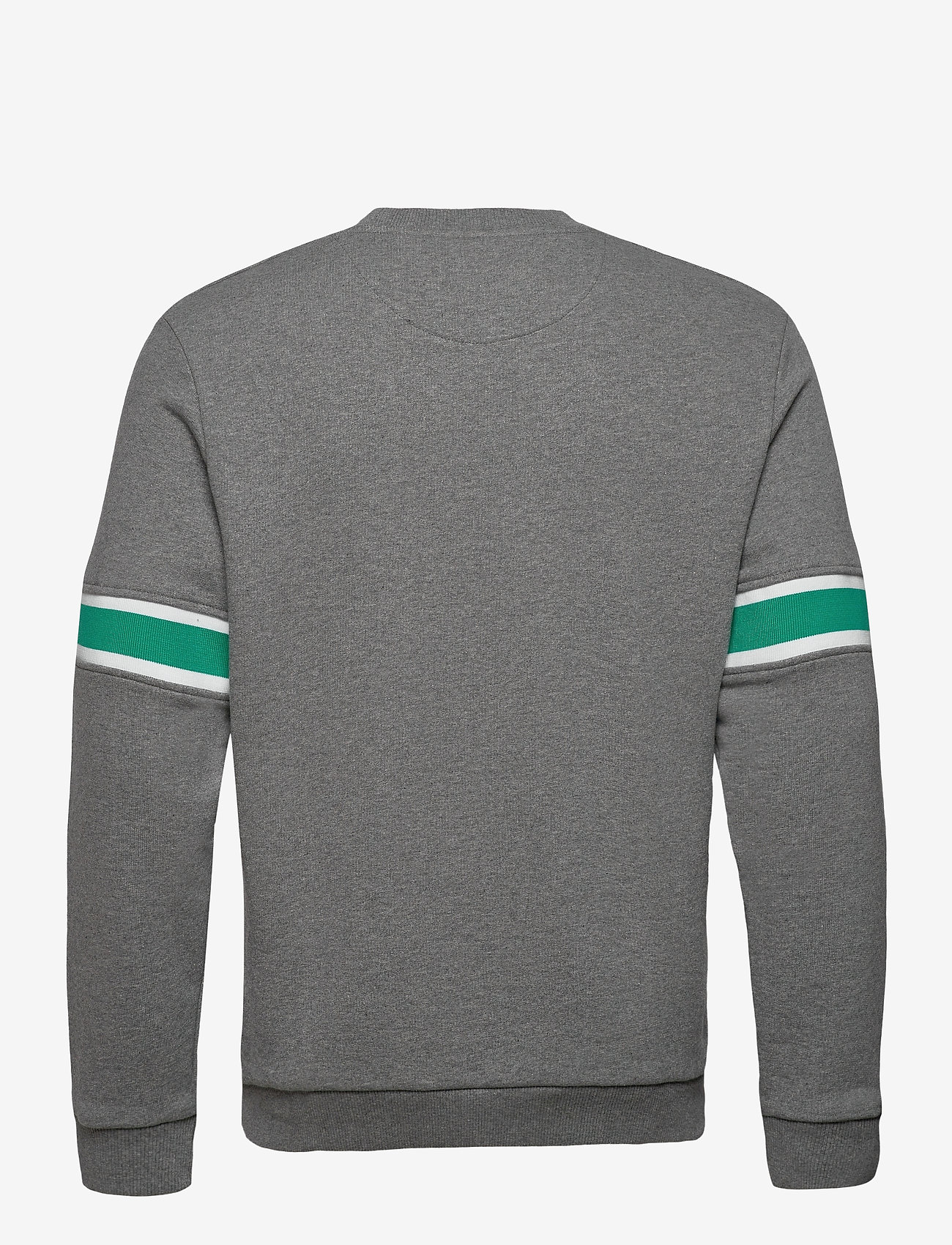 Lyle & Scott - Sleeve Rib Insert Sweatshirt - mid grey marl - 1