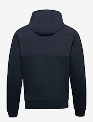 Lyle & Scott - Softshell Jersey Zip Hoodie - hoodies - dark navy - 1