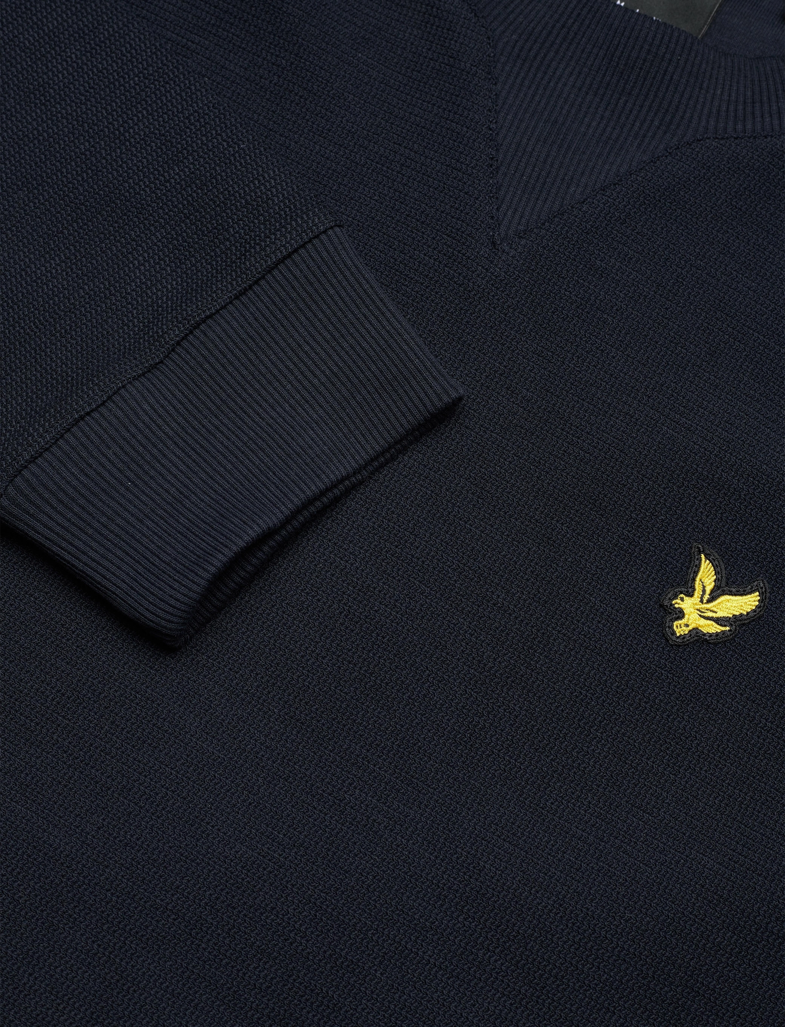 Lyle & Scott - Fine Textured Sweatshirt - dark navy - 2
