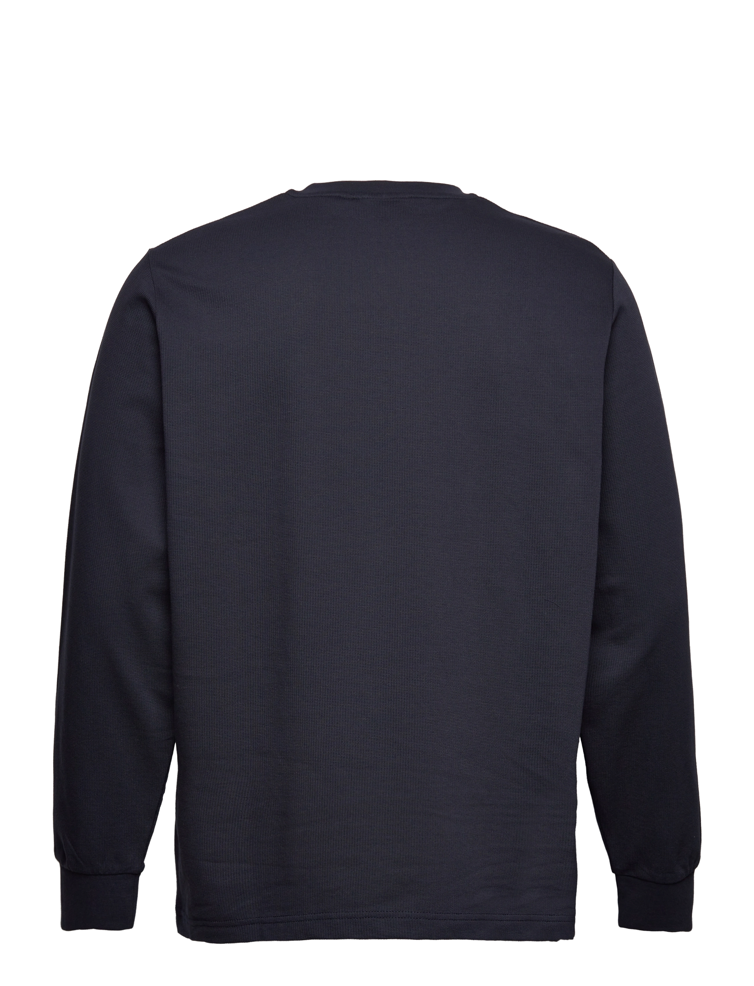 Lyle & Scott - Ribbed Henley - dark navy - 1