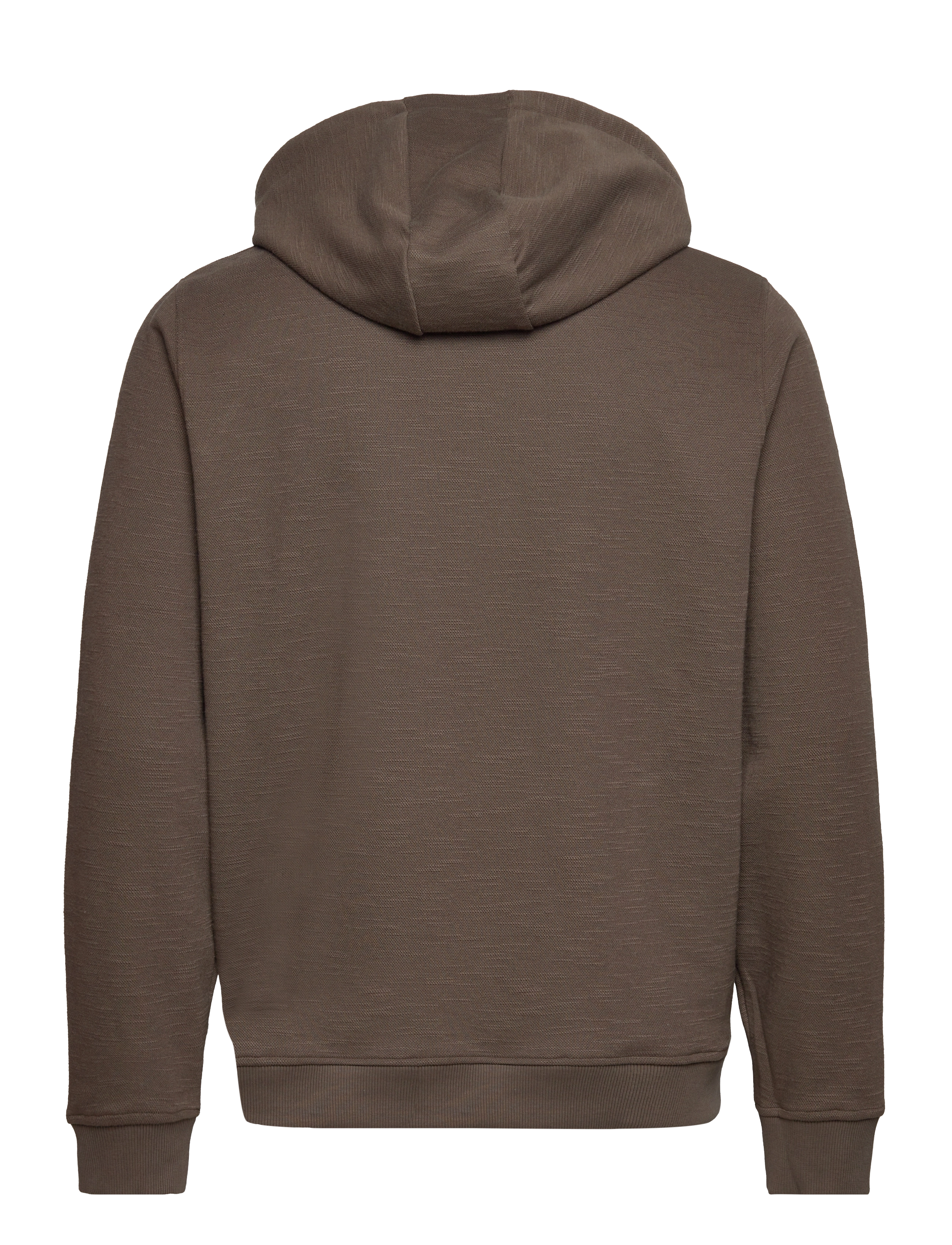 Lyle & Scott - Chunky Slub Hoodie - form green - 1