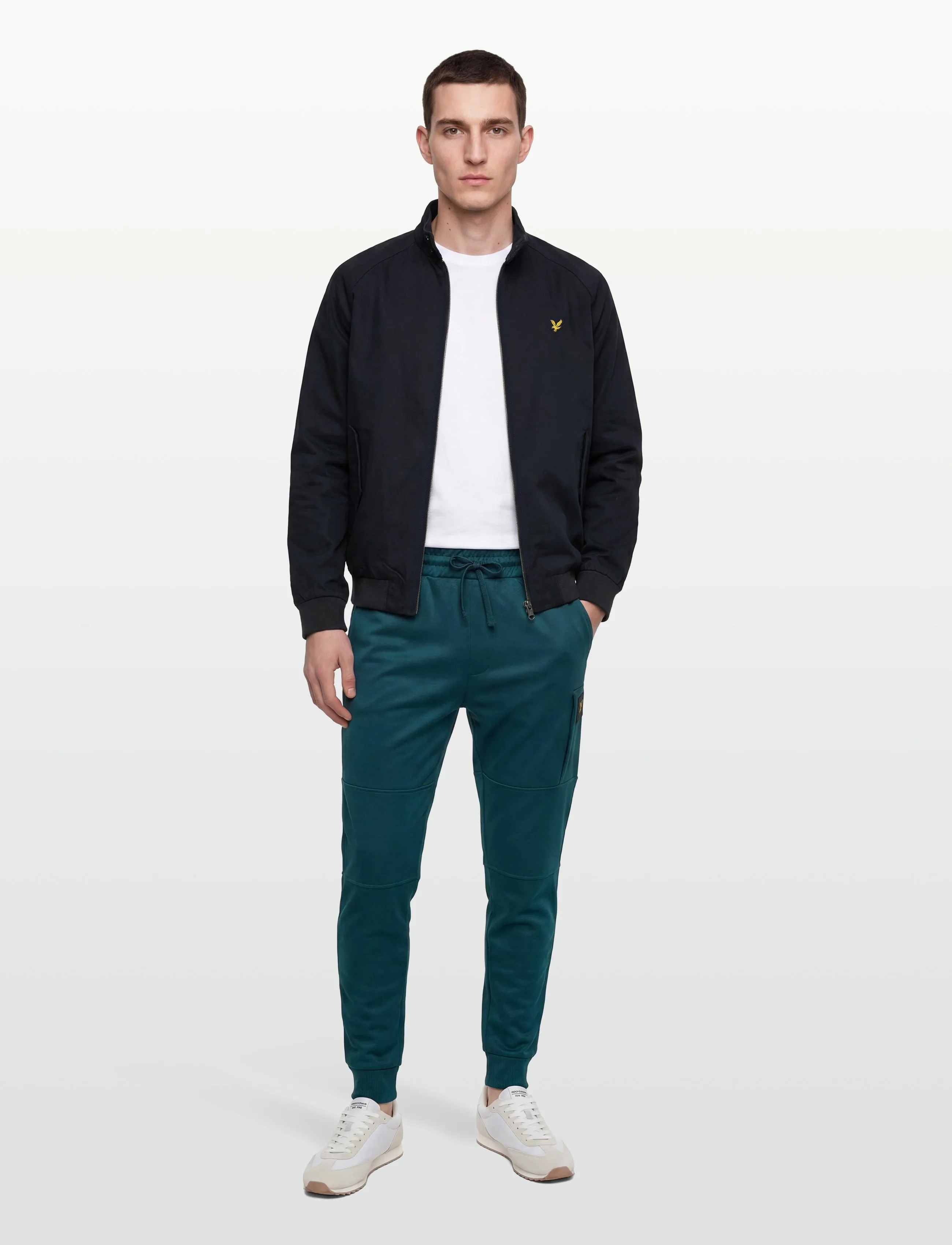 Lyle & Scott Tricot Pocket Sweatpant, L, Unterteile, Grün - Sweatpants, Männerswear