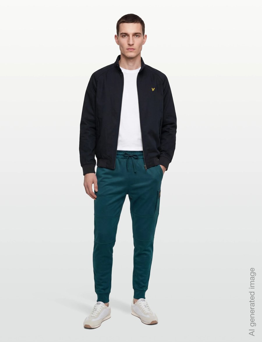 Lyle & Scott - Tricot Pocket Sweatpant - dressipüksid - w746 malachite green - 0