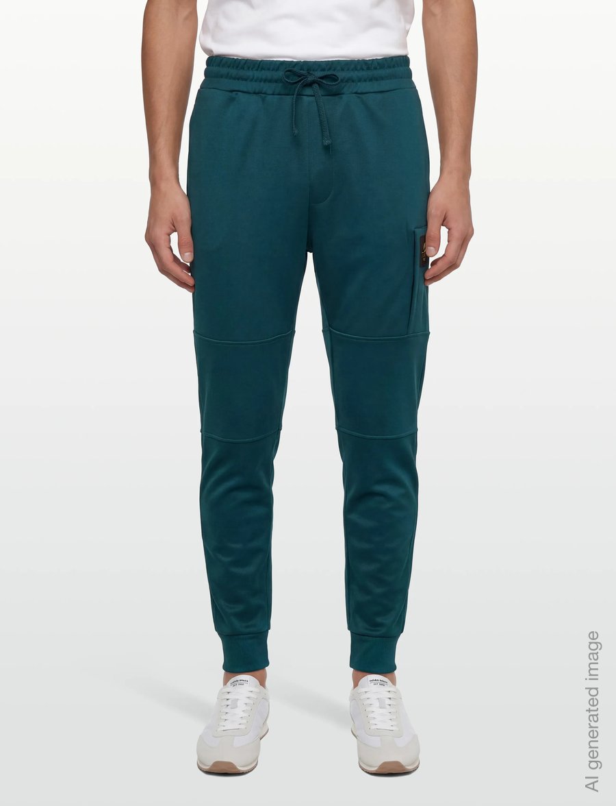 Lyle & Scott - Tricot Pocket Sweatpant - dressipüksid - w746 malachite green - 4