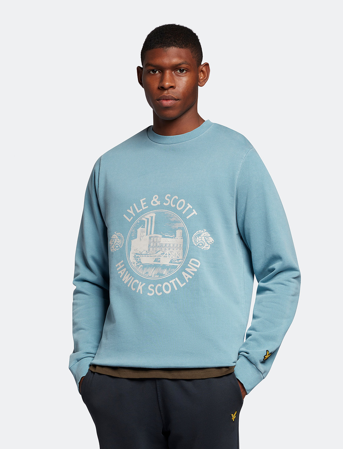 Lyle & scott crew 2025 neck sweatshirt