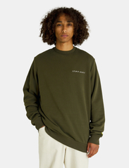 Lyle & Scott - Embroidered Crew Neck Sweatshirt - dressipluusid - w485 olive - 2