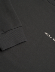 Lyle & Scott - Embroidered Crew Neck Sweatshirt - dressipluusid - w635 gunmetal - 6