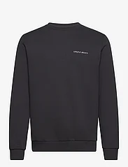 Lyle & Scott - Embroidered Crew Neck Sweatshirt - sportiska stila džemperi - x087 saddle - 0