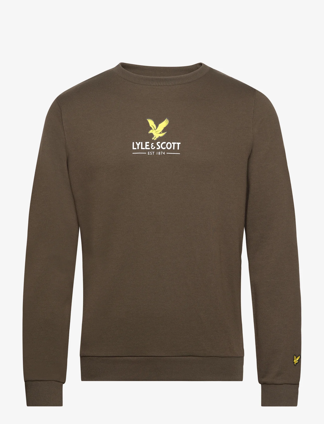 Lyle & Scott - Eagle Logo Sweatshirt - svetarit - w485 olive - 0