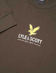 Lyle & Scott - Eagle Logo Sweatshirt - sweatshirts - w485 olive - 2
