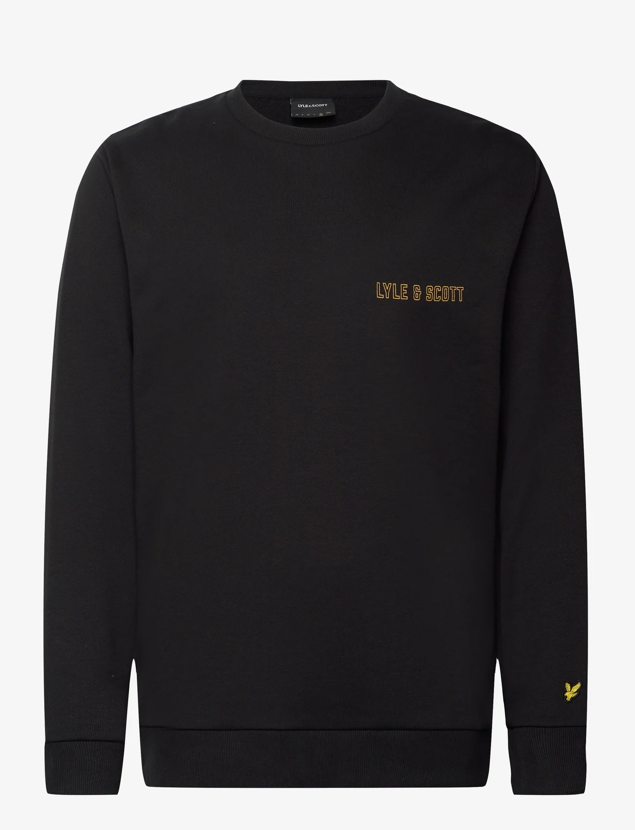Lyle & Scott - Collegiate Sweatshirt - sportiska stila džemperi - z865 jet black - 0