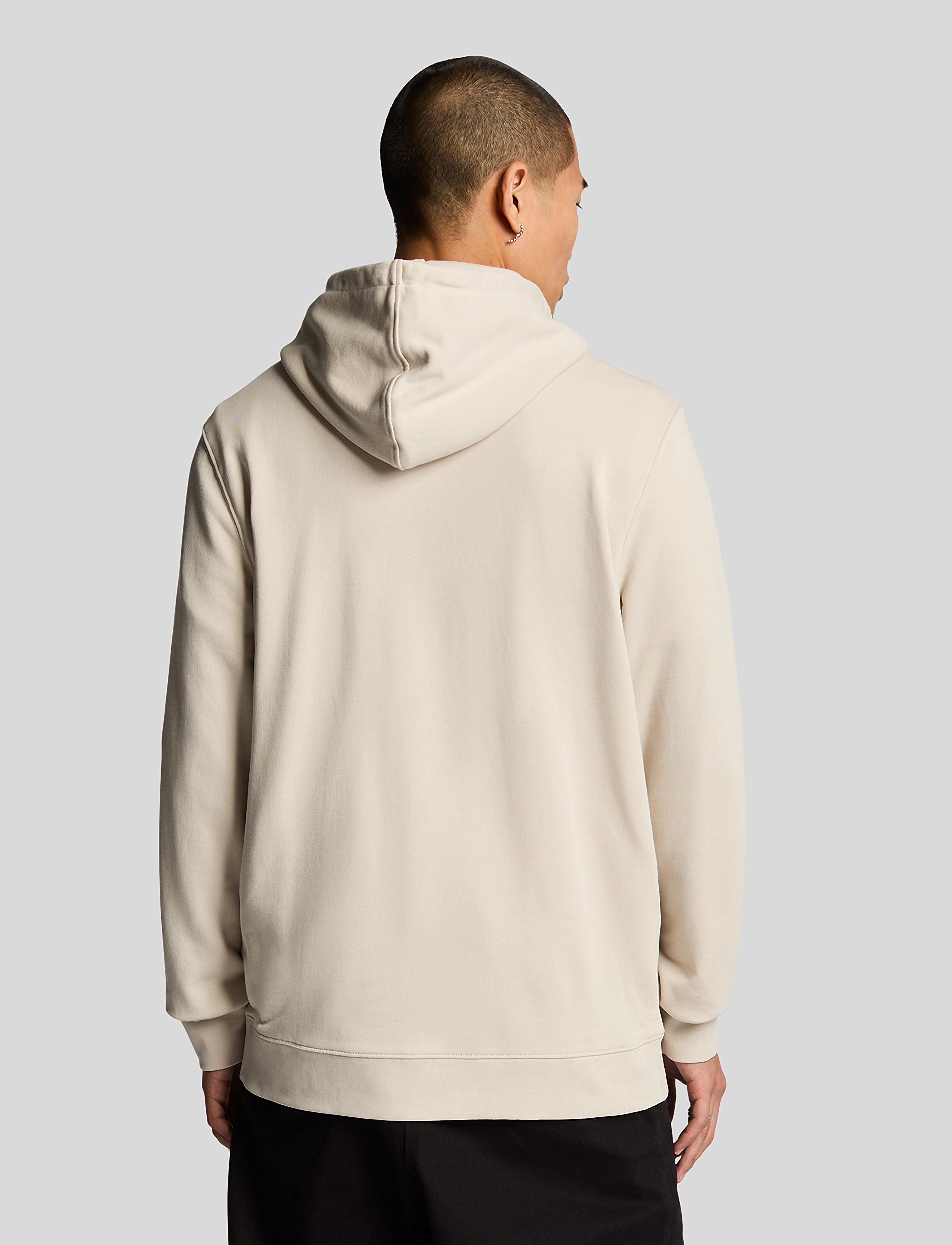 Lyle & Scott - Loopback Embroidered Hoodie - x239 cove/ dark navy - 3