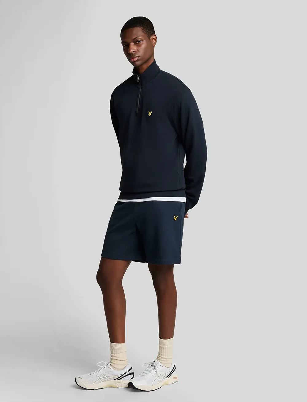 Lyle & Scott - Slub Short - sweat shorts - z271 dark navy - 4