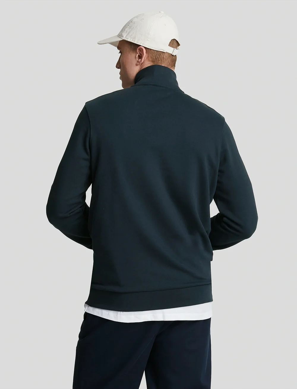 Lyle & Scott - Loopback Quarter Zip Sweat - sweatshirts - dark navy - 3