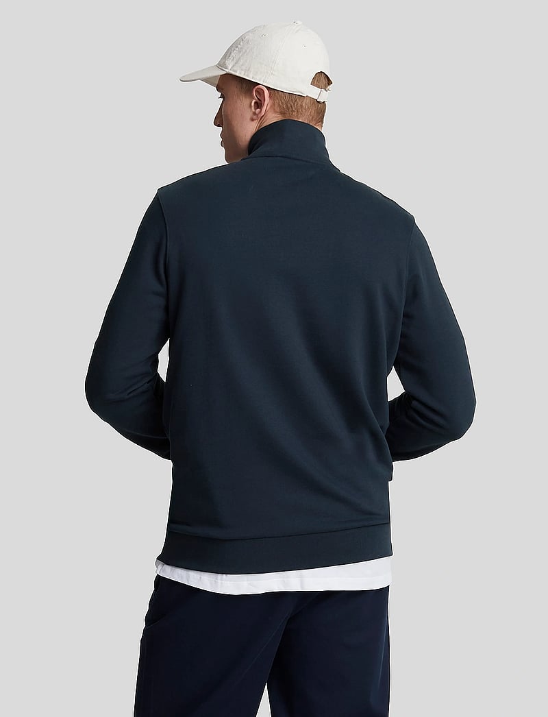 Lyle & Scott - Loopback Quarter Zip Sweat - collegepaidat - dark navy - 3