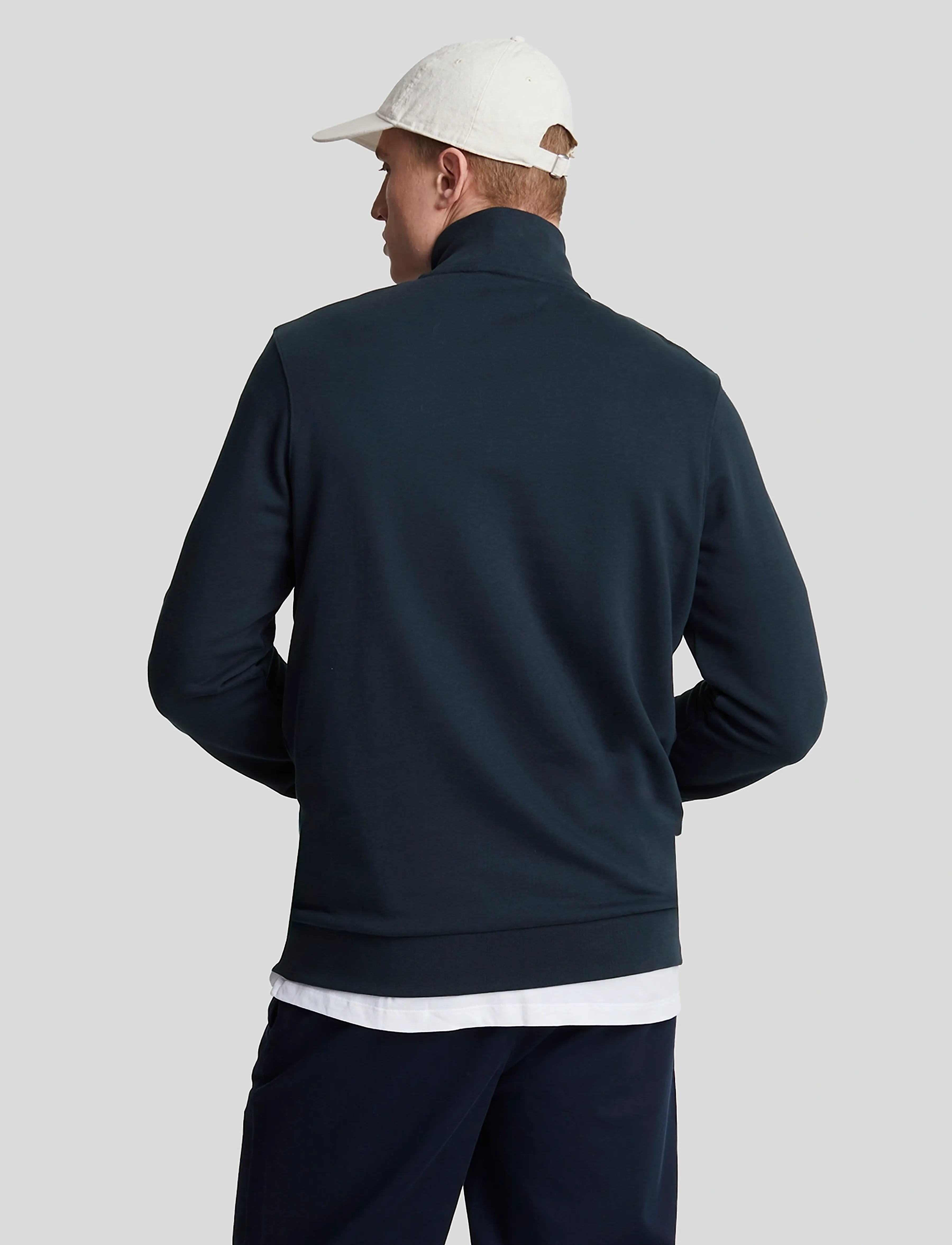 Lyle & Scott - Loopback Quarter Zip Sweat - gensere - dark navy - 3