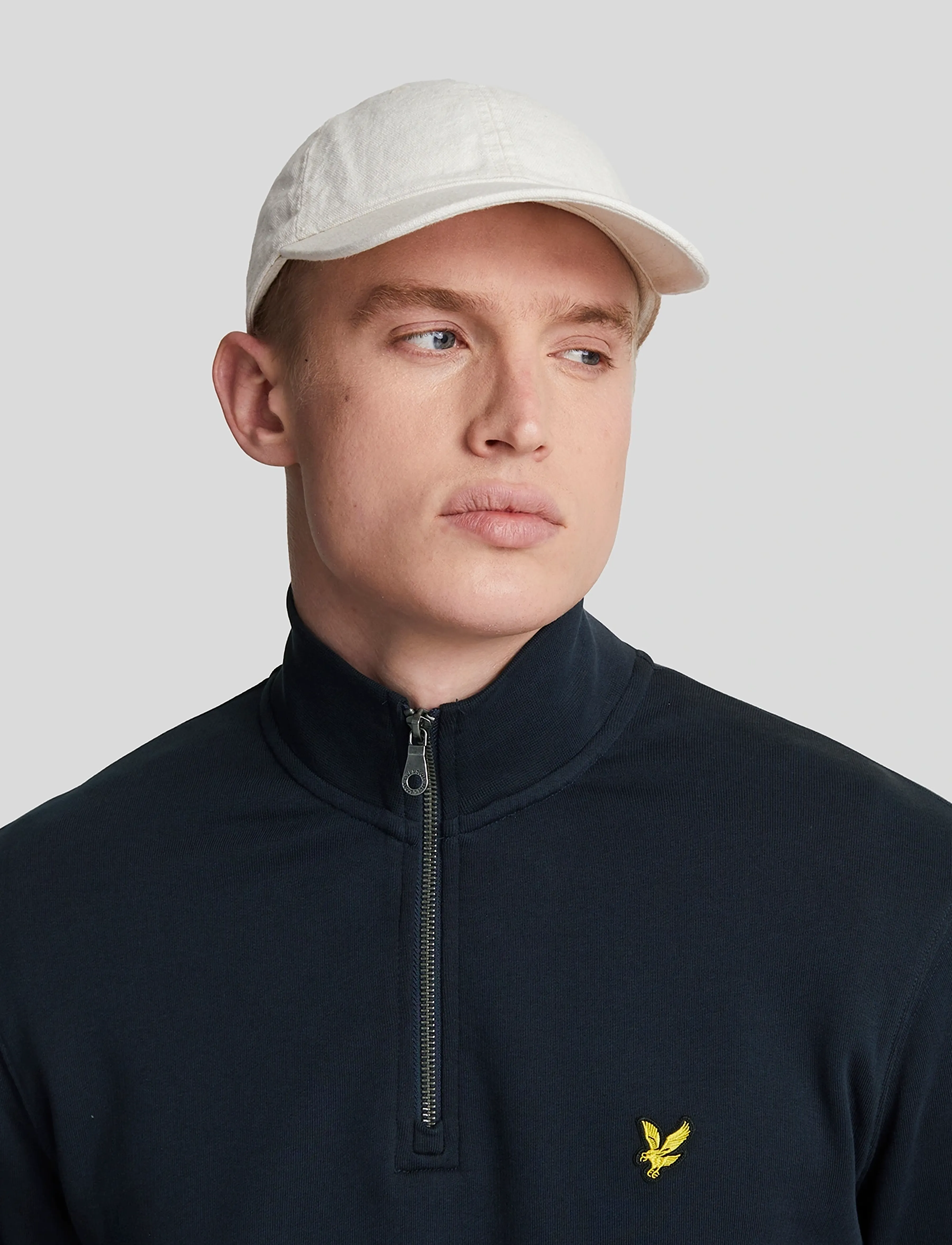 Lyle & Scott - Loopback Quarter Zip Sweat - gensere - dark navy - 5