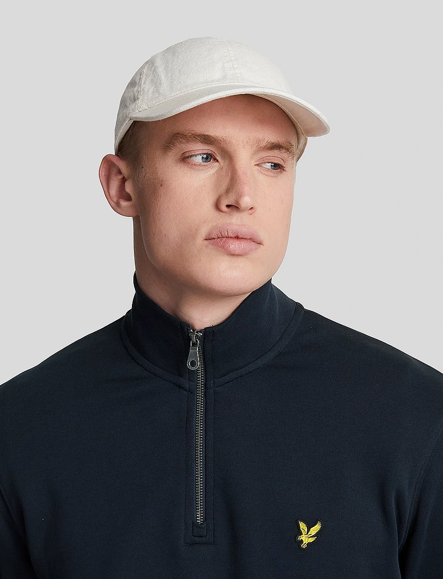 Lyle & Scott - Loopback Quarter Zip Sweat - sweatshirts - dark navy - 5