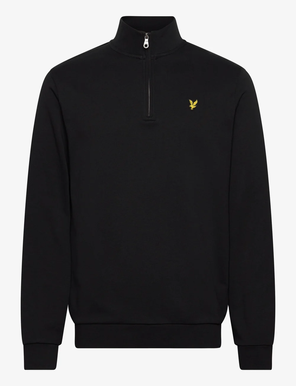 Lyle & Scott - Loopback Quarter Zip Sweat - sweatshirts - jet black - 1