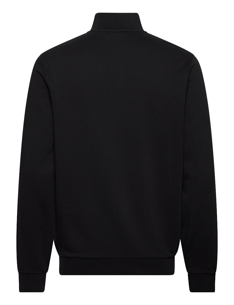 Lyle & Scott - Loopback Quarter Zip Sweat - sweatshirts - jet black - 2