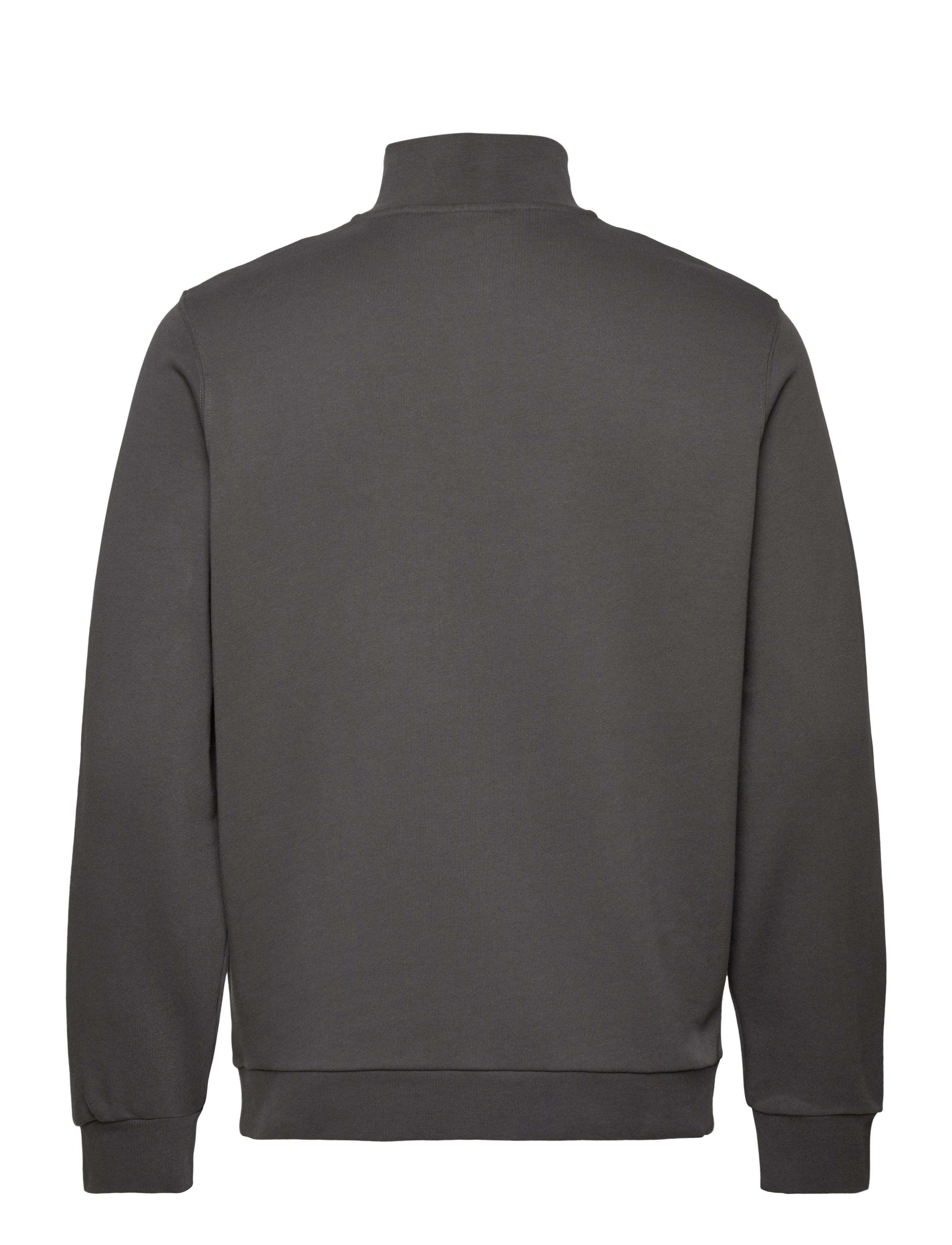 Lyle & Scott - Loopback Quarter Zip Sweat - dressipluusid - w635 gunmetal - 2