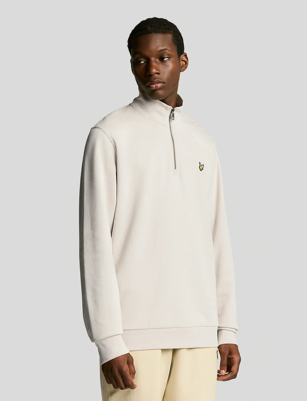 Lyle & Scott - Loopback Quarter Zip Sweat - truien - w870 cove - 0