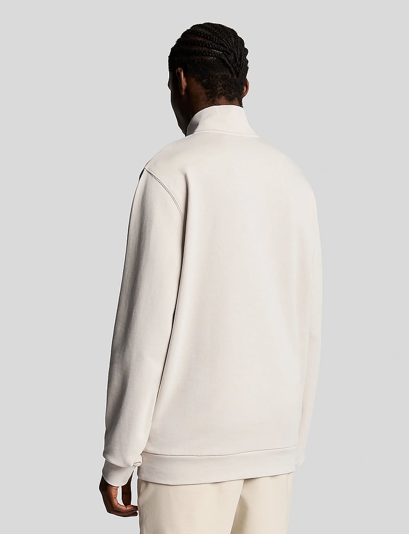 Lyle & Scott - Loopback Quarter Zip Sweat - sweatshirts - w870 cove - 3