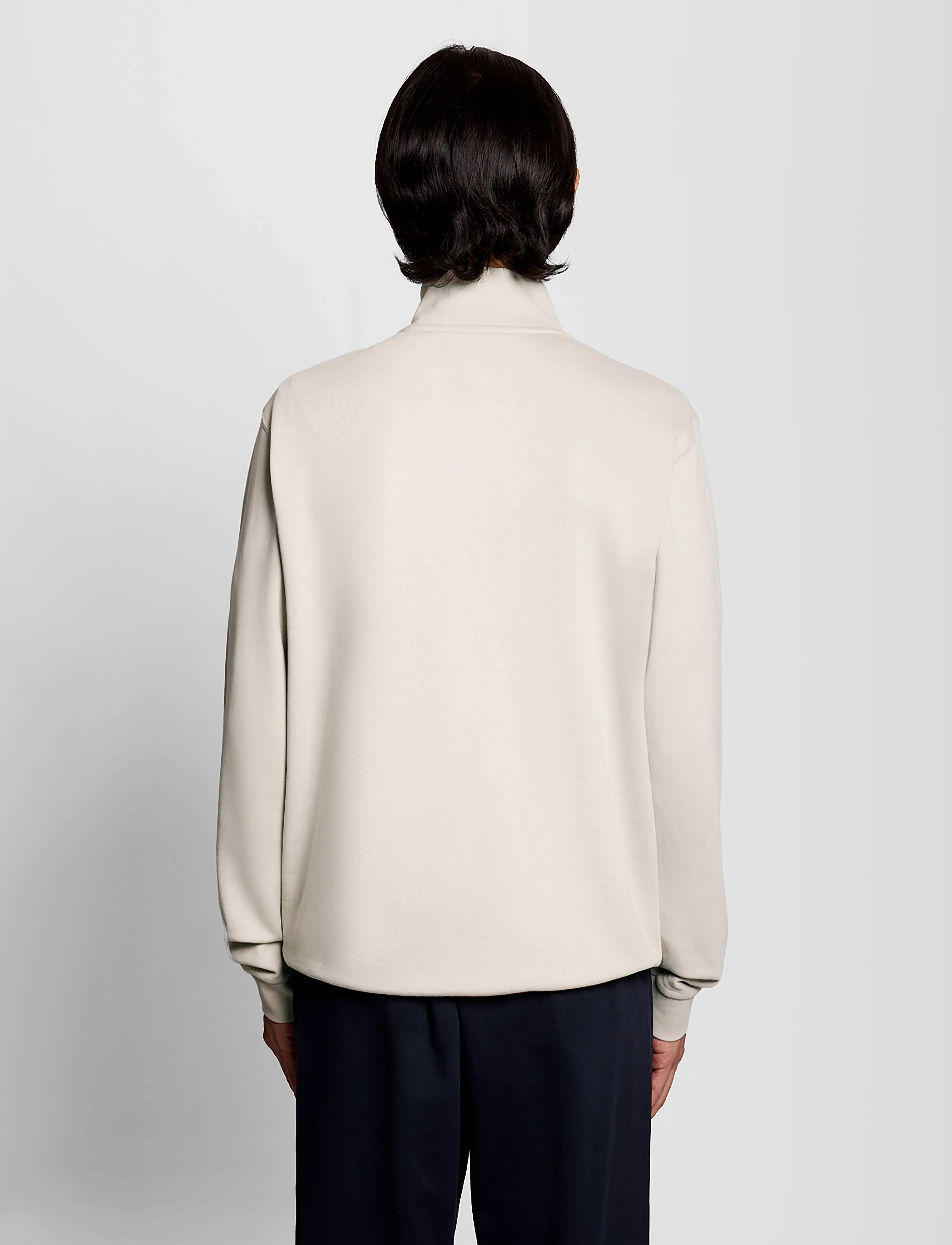 Lyle & Scott - Loopback Quarter Zip Sweat - sweatshirts - w870 cove - 3