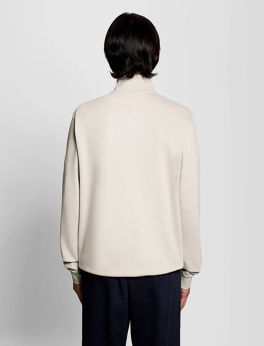 Lyle & Scott - Loopback Quarter Zip Sweat - sweatshirts - w870 cove - 3