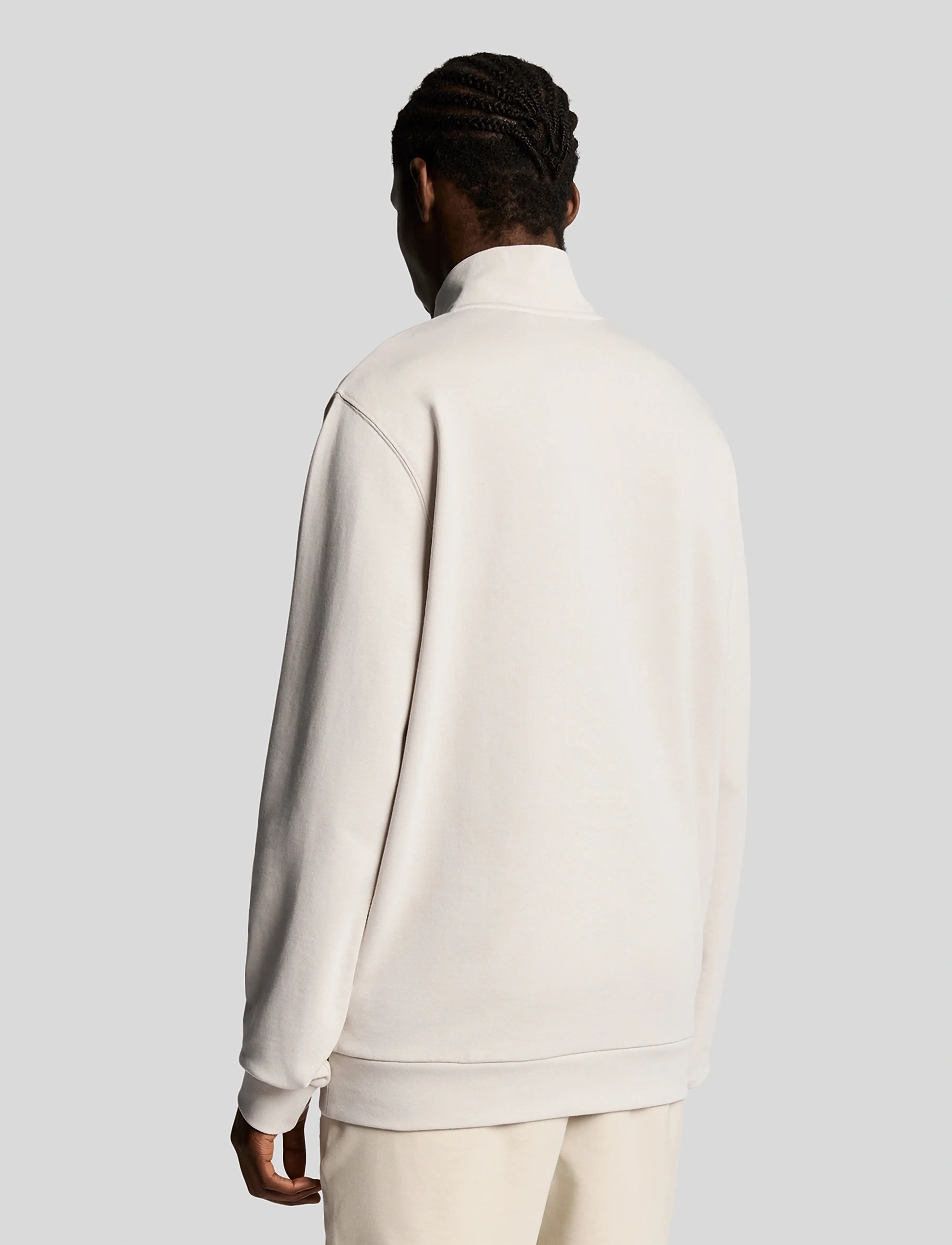 Lyle & Scott - Loopback Quarter Zip Sweat - sweatshirts - w870 cove - 3