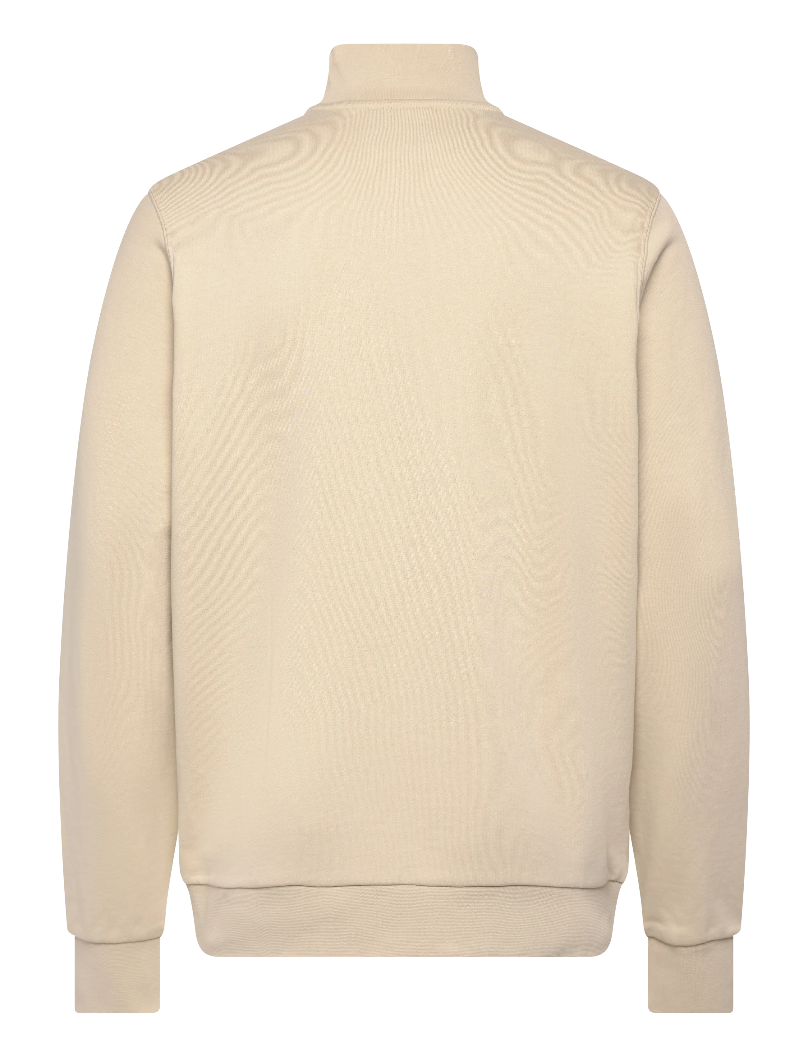Lyle & Scott - Loopback Quarter Zip Sweat - sweatshirts & hoodies - x865 grey taupe - 2