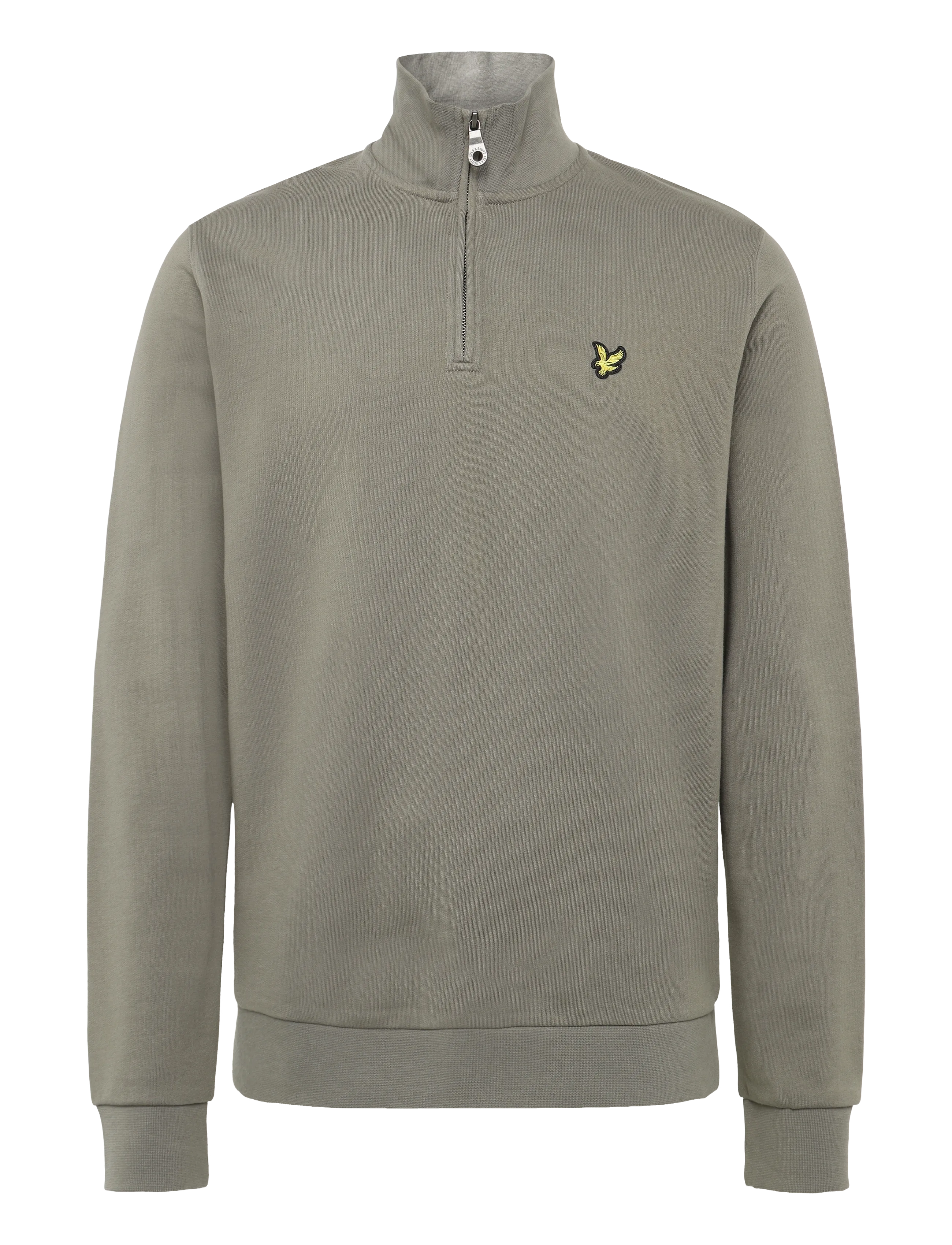 Lyle & Scott Loopback Quarter Zip Sweat - Half zip-tröjor - KHAKI ASH / khaki/green