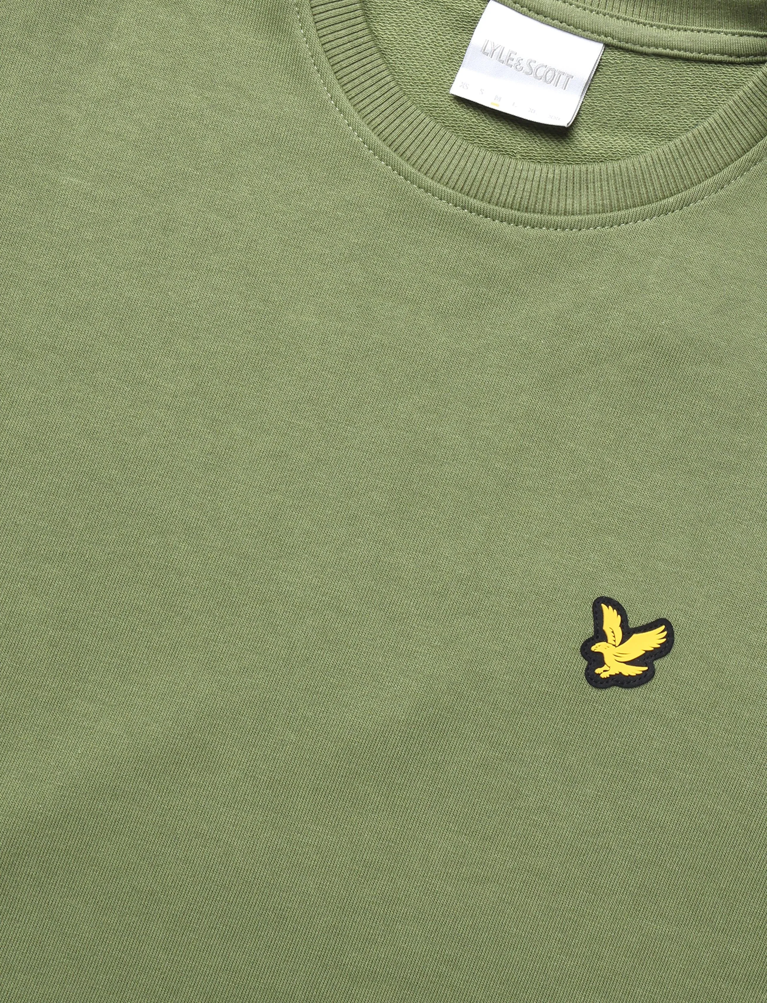 Lyle & Scott - Sports Crew Neck Sweatshirt - men - muted olive - 2