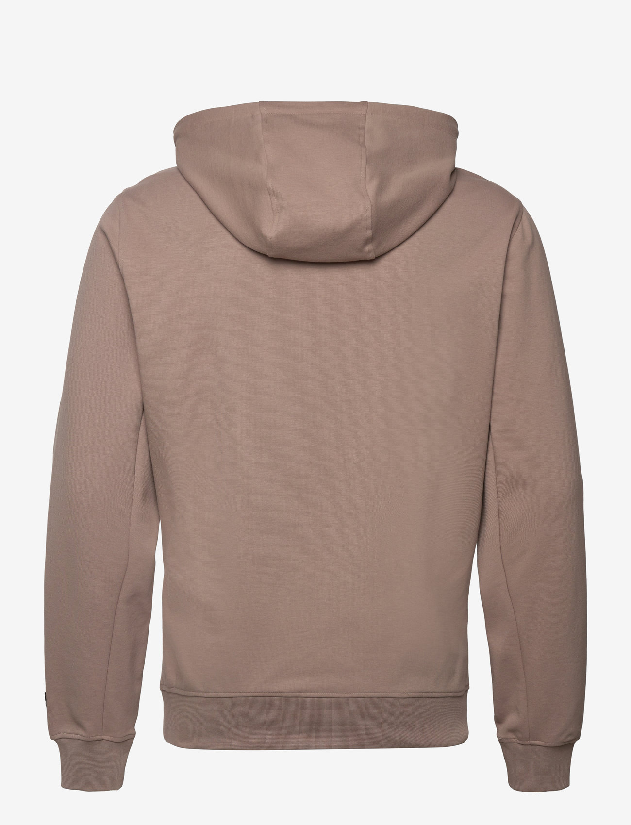 Lyle & Scott - Softshell Hybrid Pullover Hoodie - sweatshirts - x302 heritage taupe - 1