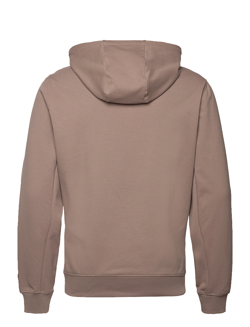 Lyle & Scott - Softshell Hybrid Pullover Hoodie - hættetrøjer - x302 heritage taupe - 2