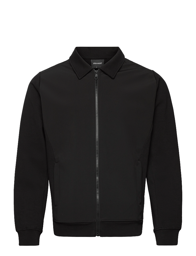 Lyle & Scott - Softshell Hybrid Track Jacket - forårsjakker - z865 jet black - 1