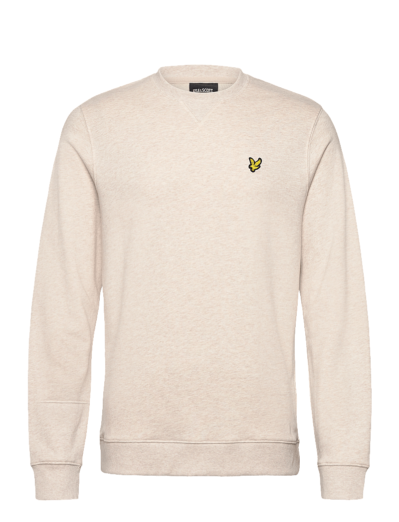 Lyle & Scott - Heathered Crew Neck Sweatshirt - sweatshirts - x834 natural marl - 1