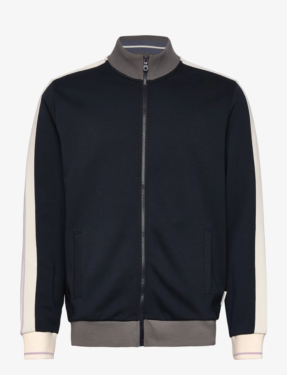 Lyle & Scott - Taped Full Zip Track Top - sweatshirts - z271 dark navy - 1