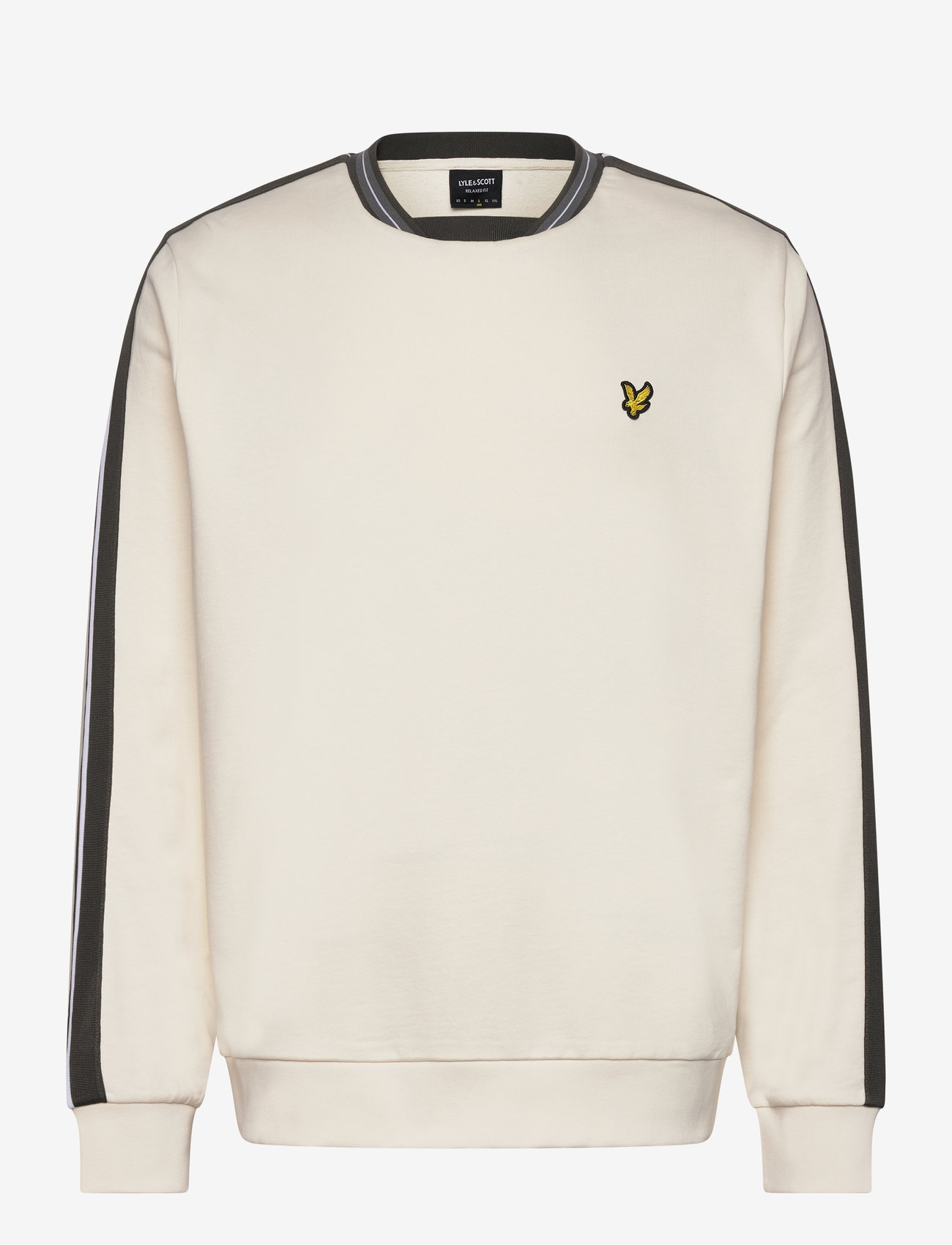 Lyle & Scott - Contrast Taped Sweatshirt - sweatshirts - x788 natural - 1