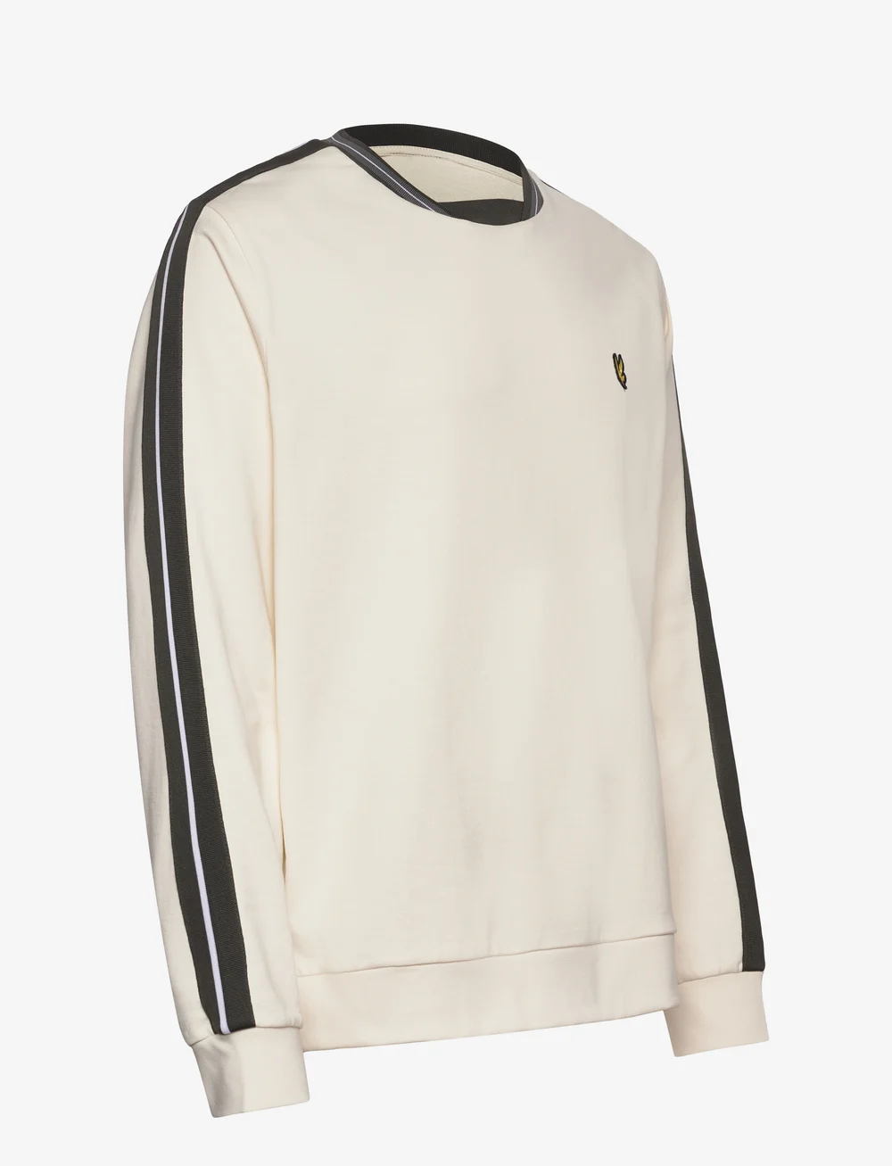 Lyle & Scott - Contrast Taped Sweatshirt - collegepaidat - x788 natural - 3