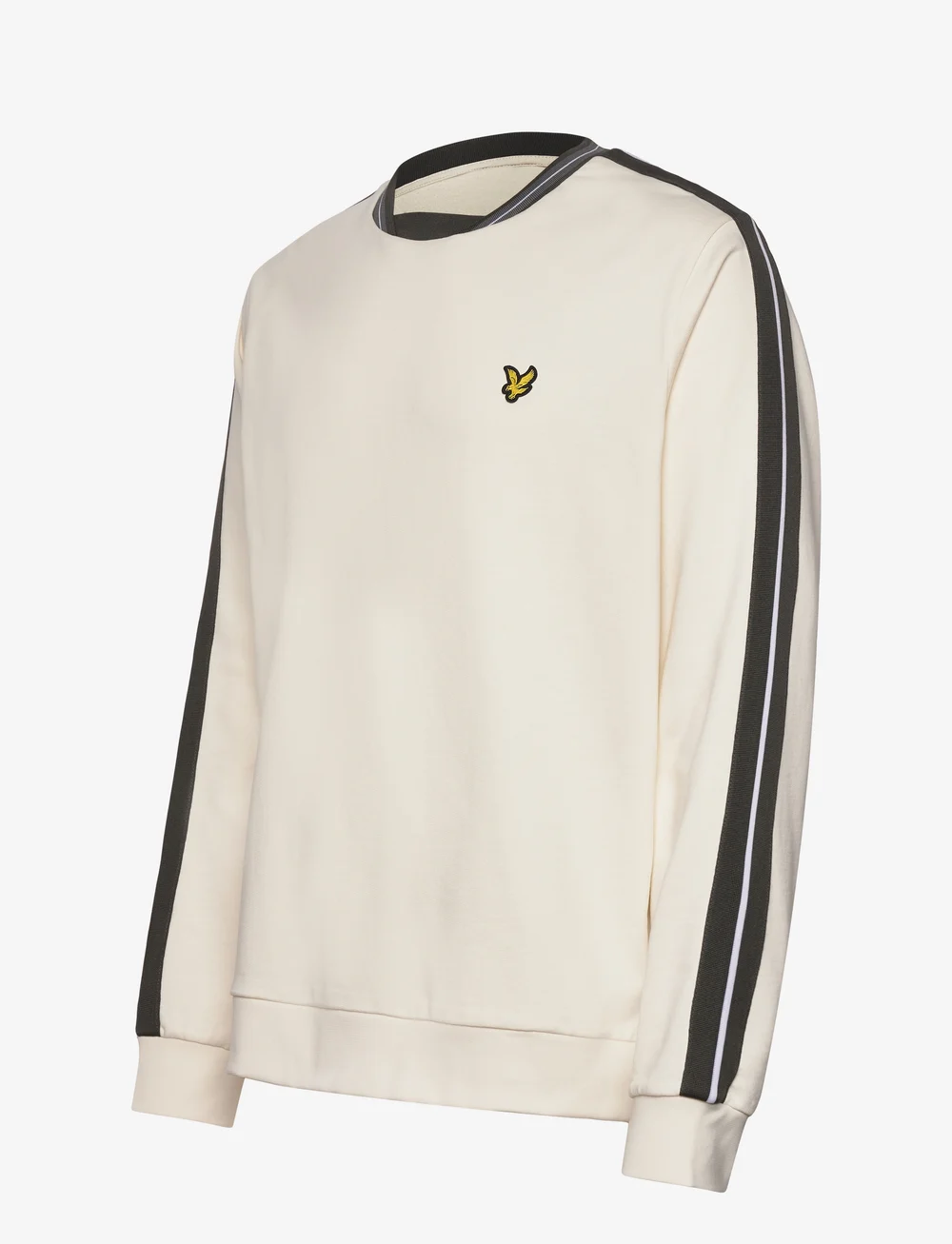 Lyle & Scott - Contrast Taped Sweatshirt - collegepaidat - x788 natural - 4