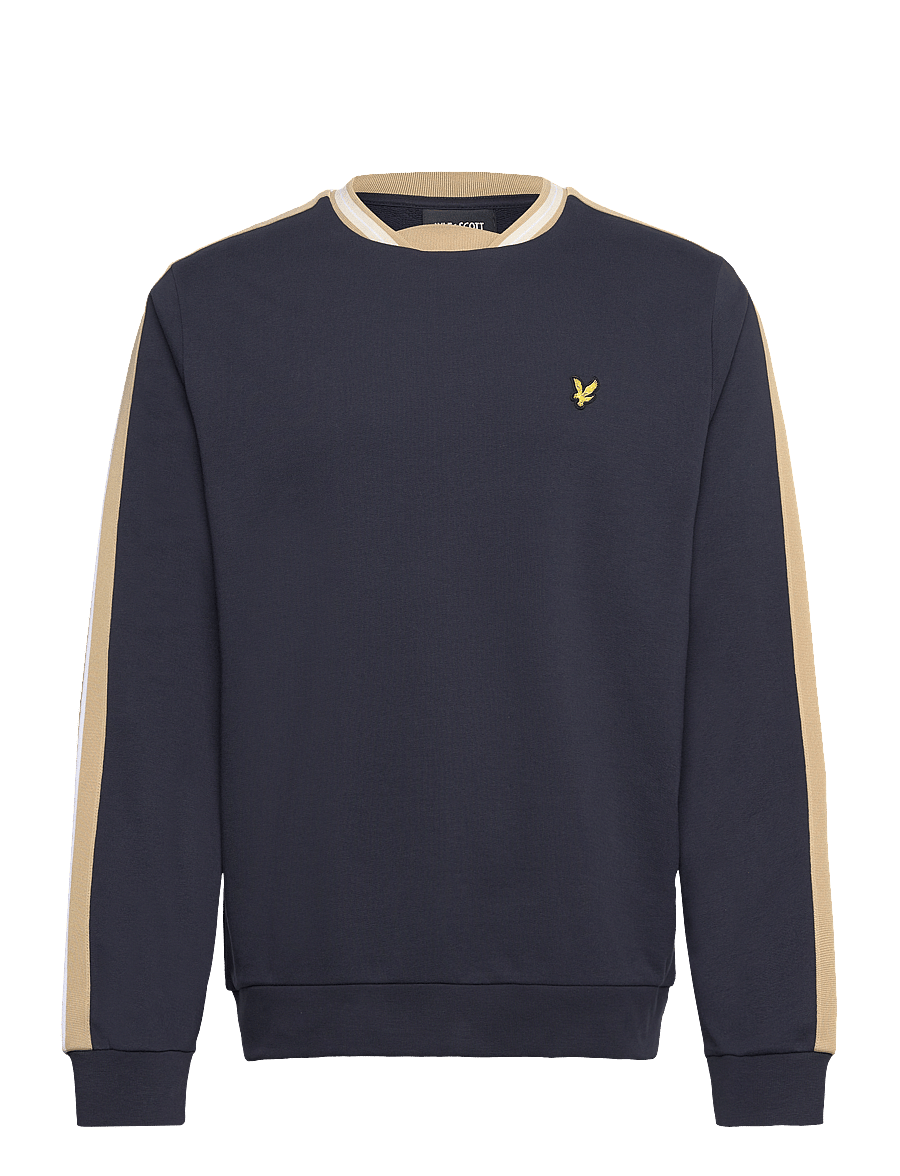 Lyle & Scott - Contrast Taped Sweatshirt - sweatshirts - z271 dark navy - 1