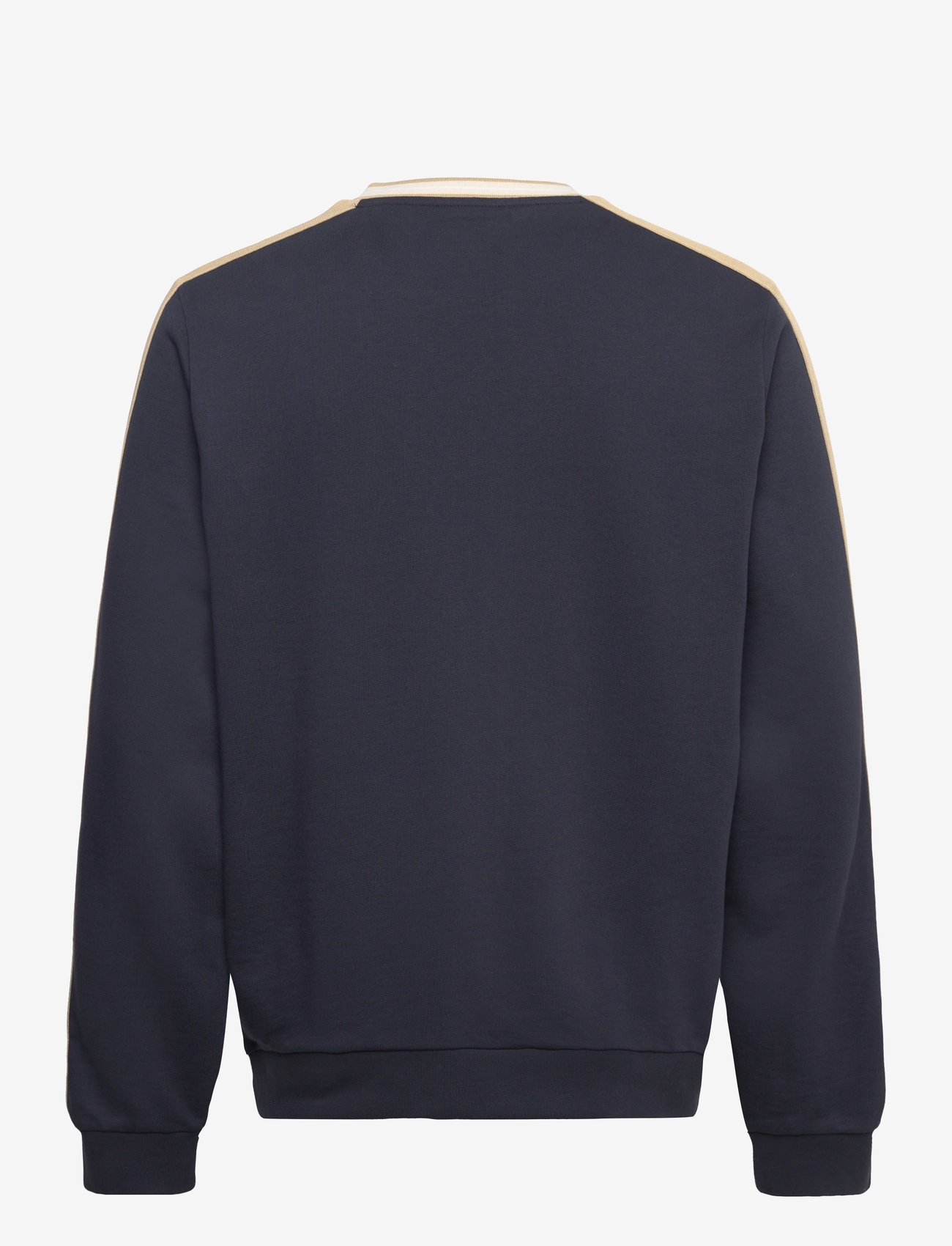 Lyle & Scott - Contrast Taped Sweatshirt - džemperiai - z271 dark navy - 2